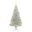 vidaXL Christmas Tree with 300 LEDs with Stand Silver PET-126745565