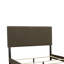 Très grand lit, gris anthracite, lit tapissier, garniture cloutée, quatre pieds, conception rectangulaire, couleur gris anthracite de la chambre à coucher, type de panneau, finition gris fumé, accent-1093055101-1093055096