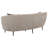 Glynes Upholstered Channel Back Curved Sofa Beige-1594946685