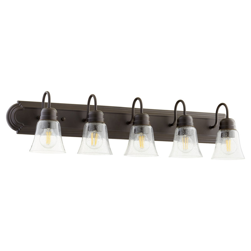 Congdon 5 - Light Dimmable Vanity Light, Oiled Bronze