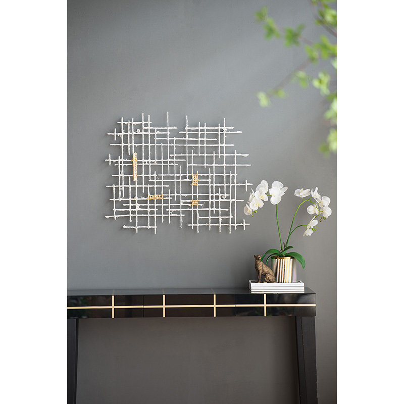 Glam Abstract Wall Decor on Metal