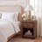 Elegant Willow 22.1'' W Wicker Nightstand –Coastal Rattan Side Table with Drawer, Open Shelf Storage