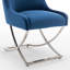 Chaise d'appoint rembourrée en velours Elian-122883345-101444836