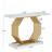 40” Gold Console Table