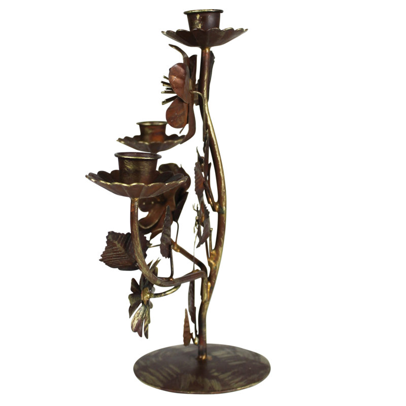 10.5'' H Metal Tabletop Candlestick