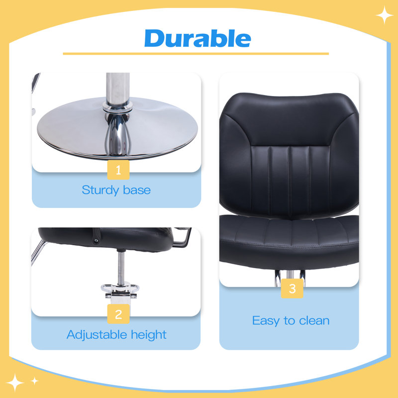 Fauteuil de coiffure hydraulique, Argent, Noir