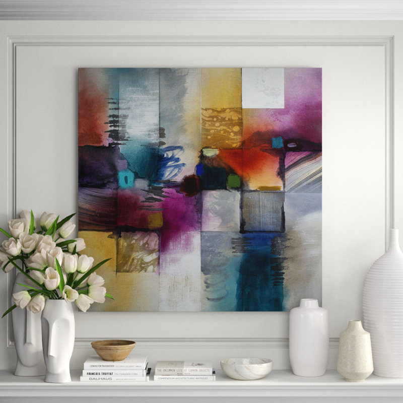 Sound Within 1 Print by Jennifer Hollack Raboin, Stretched Canvas, 44" H x 44" W x 2" D
