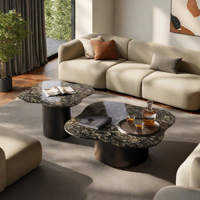 Ensemble de tables basses Cloud Marble