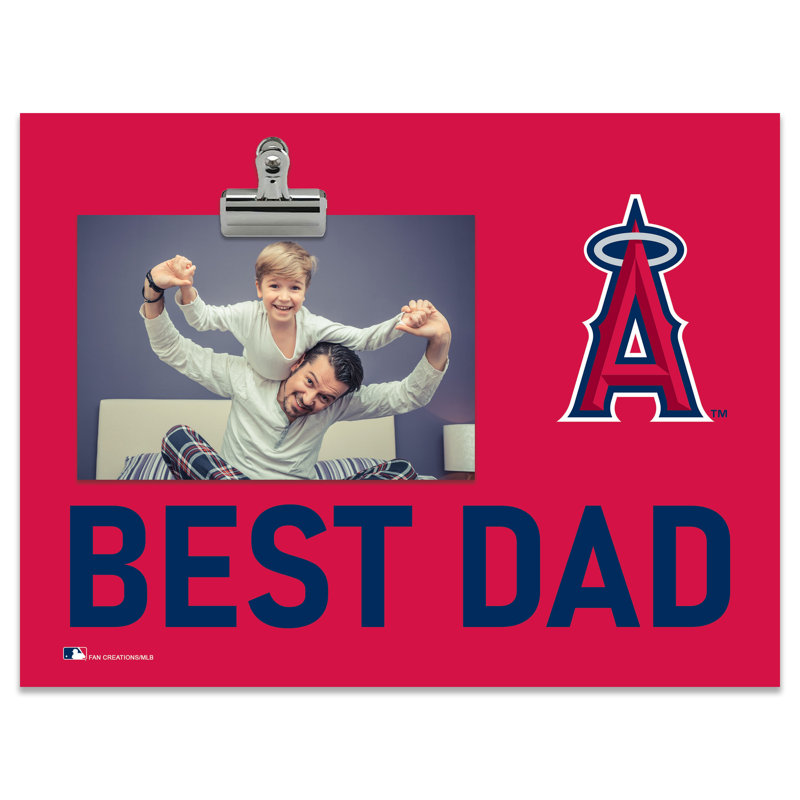 Los Angeles Angels Bright Line - Cadre de clip Best Dad