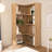 Latitude Run Effect Treble 3-in-1 Convertible Bookcase Adjustable Multi Function Storage-2088201560
