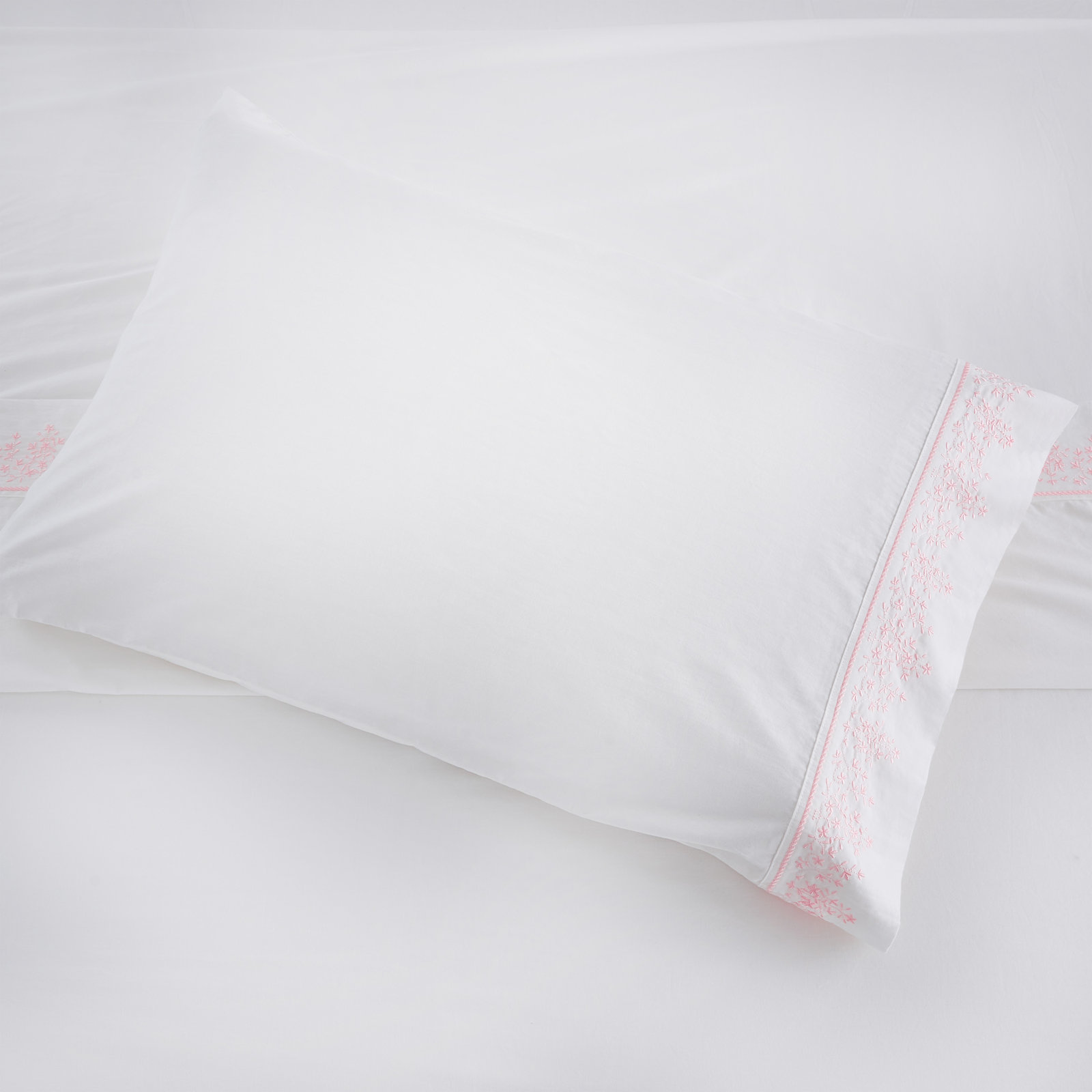 Cali Cotton Sheet Set, King Sheet Set with 2 Pillowcases, Pink