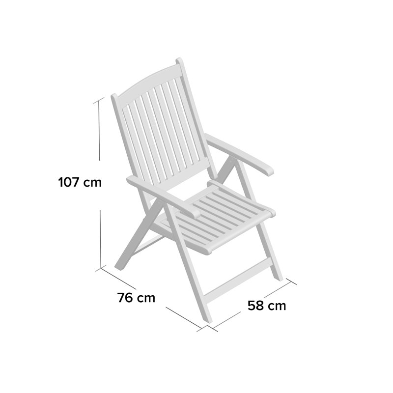Java Patio Dining Armchair with Cushion