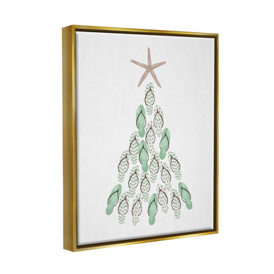 " Flip Flop Beachy Christmas Tree " by Ziwei Li
