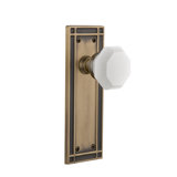 Mission Plate with Waldorf White Milk Knob