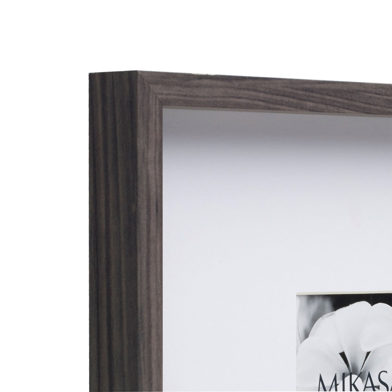 Bold Gallery 5X7-Inch Matted Picture Frame, 16X16-Matted 5X7, Black, Gray