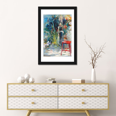 « silent jardin », impression sur toile