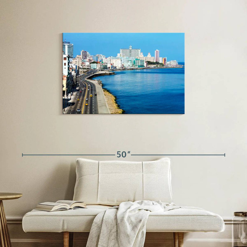 Ravi Malecon Coastal Skyline, 24" H x 36" W