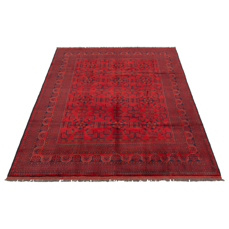Tapis rouge Maleaha Esari 6 pi 7 po x 9 pi 7 po