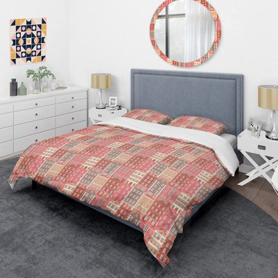 Ensemble de housse de couette en microfibre de style campagnard