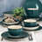 24 Piece Stoneware Dinnerware Set - Service for 6-1922825024