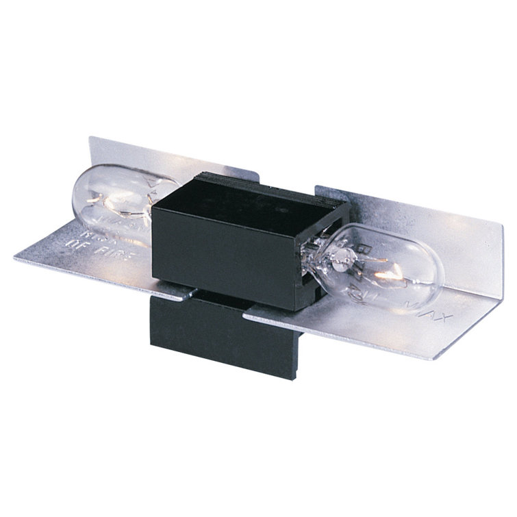 Bowerston Ambiance® LX Linear Track Lighting Two Socket Lampholder in Black