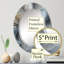 Monimus - Miroir mural moderne ovale-543163473