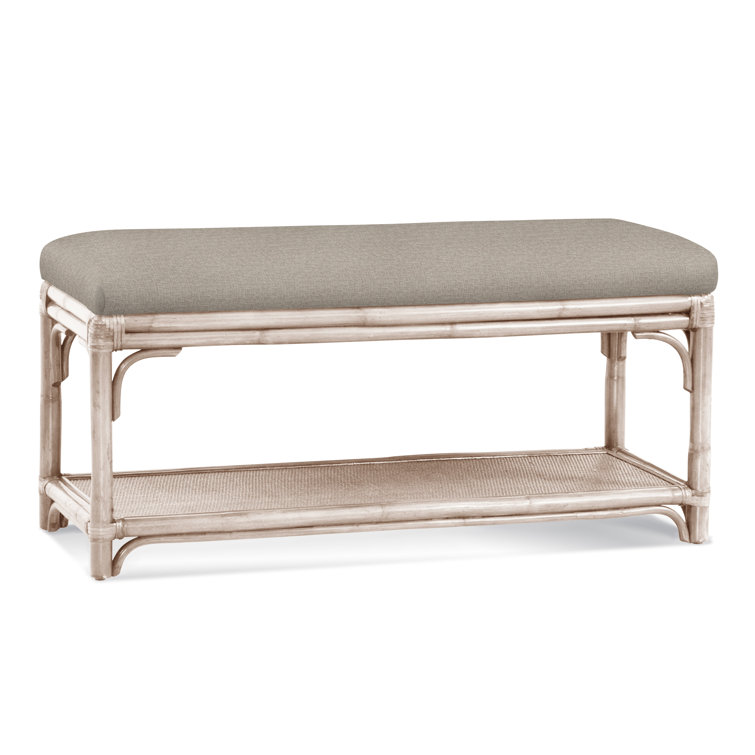 Banc de rangement en osier Summer Retreat