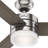 54" Exeter 3 - Blade Standard Ceiling Fan with Remote Control and Light Kit Included-48203941