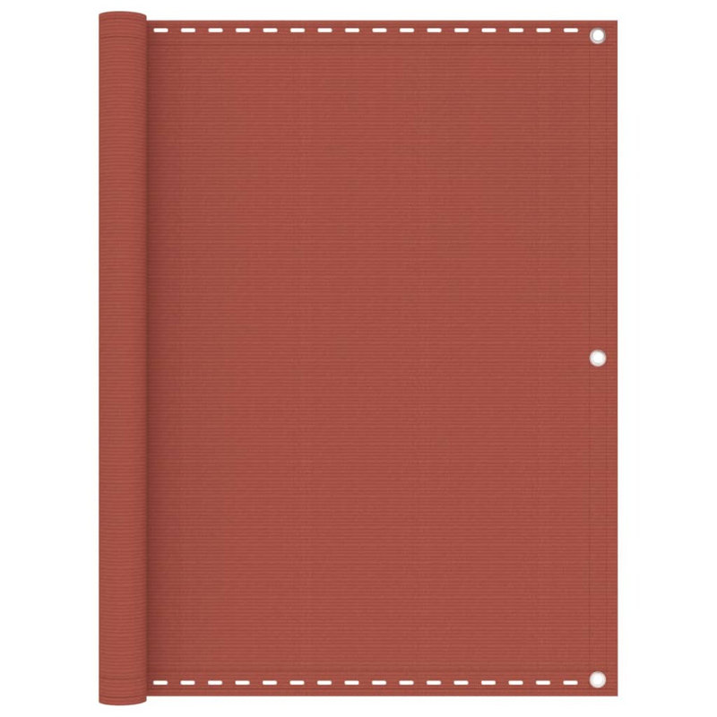 Glibben Balcony Screen Cream 120X400 Cm HDPE, Terracotta