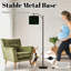Lampe sur pied à arc avec abat-jour ajustable Lampe sur pied futuriste néon vert éléments