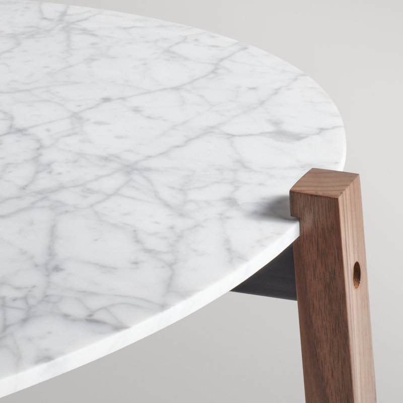 Free Range Marble Top Single Coffee Table