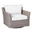 Outdoor Club Glider Wicker Chair with Cushions-38590506-62379960-63361262