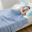 Couverture gaufrée Bedsure en coton et rayonne de bambou, légère et respirante pour un confort toute l'année-108924545-108924536