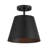 Meridian 1-Light Ceiling Light in Matte Black-1480708664