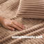 Silentnight Ribbed Faux Fur Duvet Set-117393392-136198015