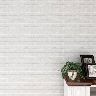  Panneaux muraux blancs 24 po x 24 po (paquet de 10)