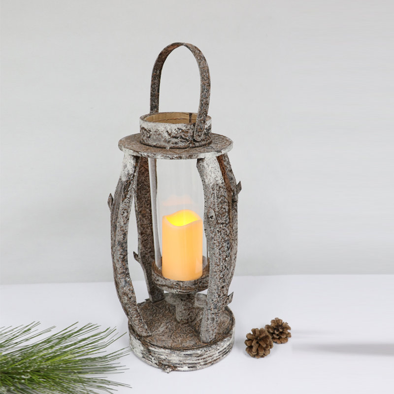 22'' H Tabletop Lantern with Candle Included