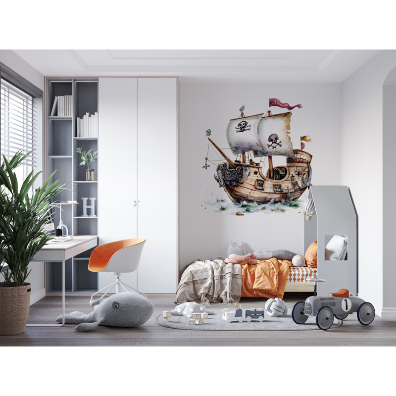 Adhésif décoratif pirate en vinyle, H 30 po x l 30 po