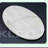 Elegant White Marble Oval Soap Dish - Premium Bathroom Accessory
