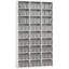 Armoire de rangement multimédia, tablette DVD à 9 niveaux avec 21 tablettes réglables-1428550031