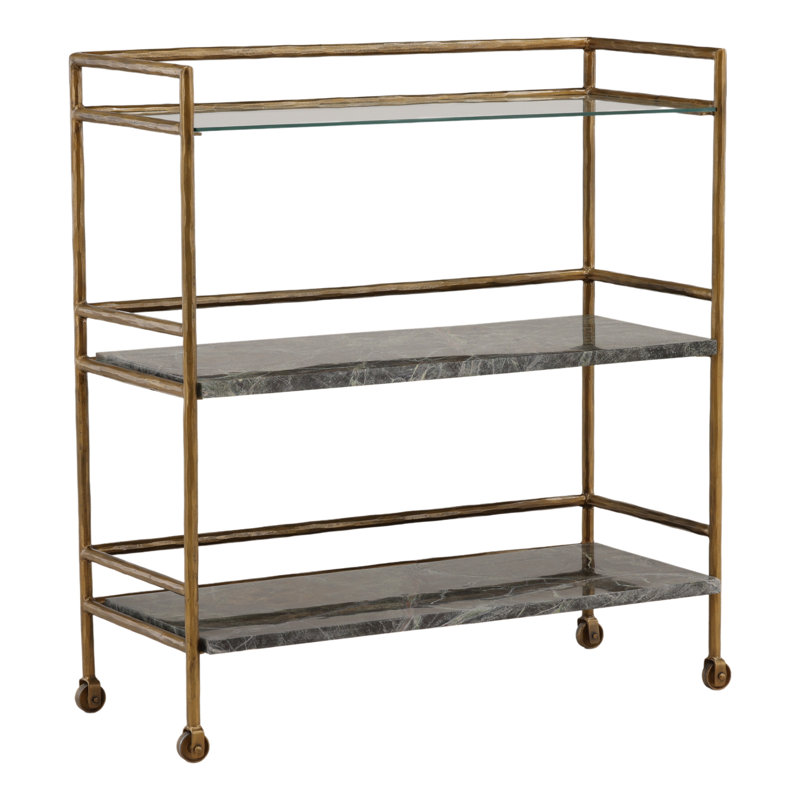 Loxley Bar Cart Brown