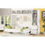 Grand lit escamotable mural avec placard et tiroirs-1508809431