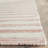 Emek Hand Woven Flat Weave Wool/Cotton Striped Rug in Rust/Ivory-1064051807