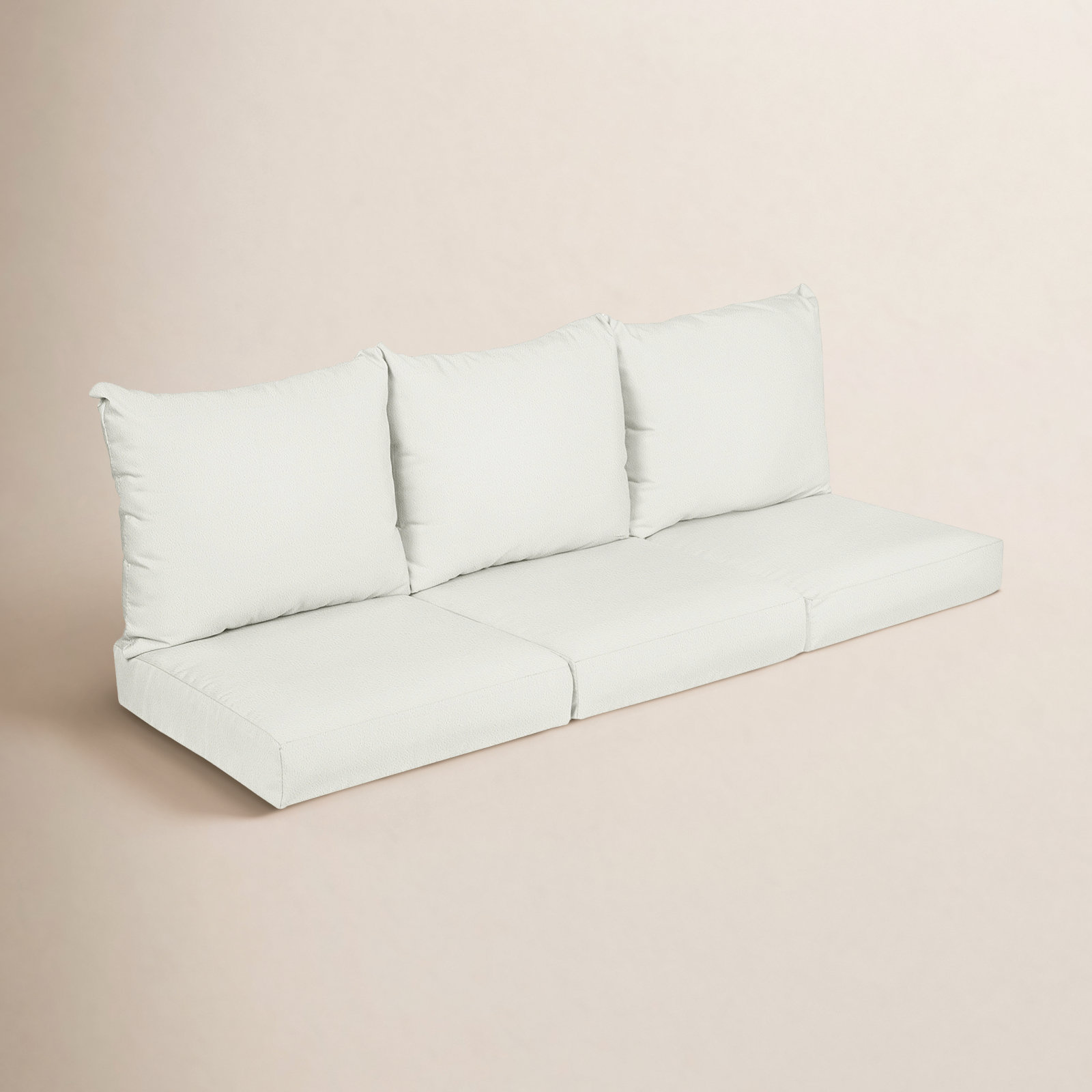 Ramblewood 23" Seat and Back Cushion, White