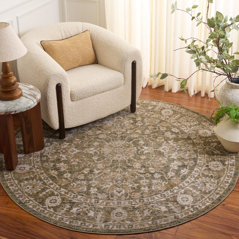 Tapis oriental Hazel, Rond 6 pi x 6 pi