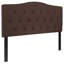 Ciriaca Arched Button Tufted Upholstered Headboard-619429963-619430005