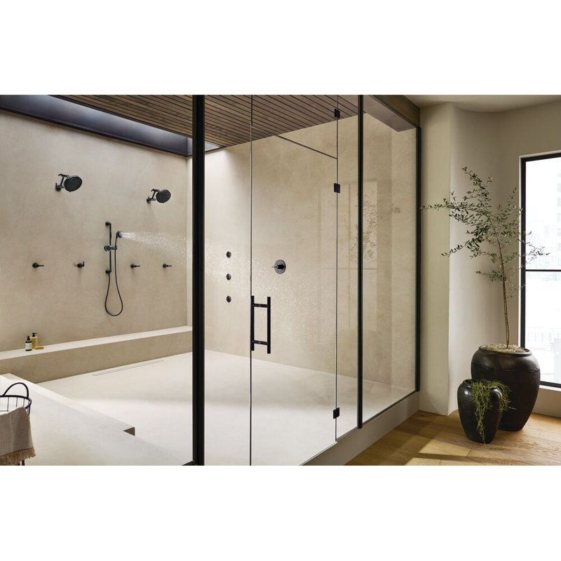 Litze® Slide Bar Handshower with H2OKinetic® Technology, Luxe Gold