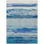 Tapis bleu intérieur / extérieur lavable à la machine Christain ACN1282-109532110