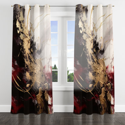 Aurie - Modern Velvet Grommet Curtain - Room Darkening - 1 panel