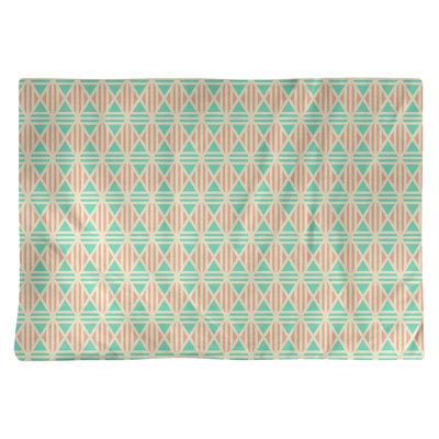 Napperon de 18 po à motif de losanges doublé classique
